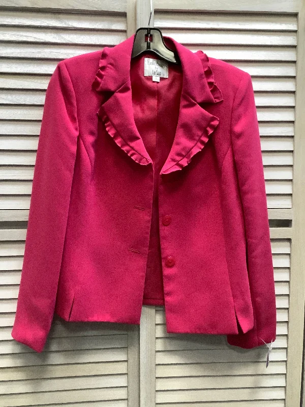 women's coats for those who appreciate timeless fashionPink Blazer Le Suit, Size 6