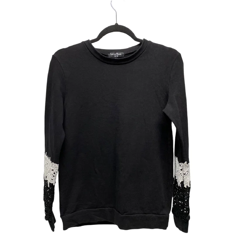 women's tops for those who prefer classic over trendy stylesTop Long Sleeve By Lea & Viola In Black, Size: S