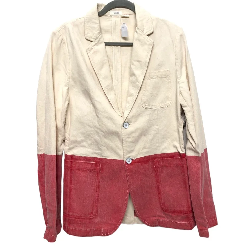 cozy women's coatsCream & Red Blazer Tommy Hilfiger , Size Xs