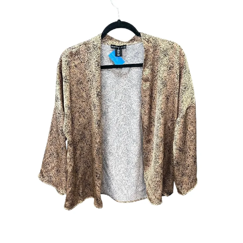 women's tops for relaxed weekendsTop Long Sleeve By Clothes Mentor In Animal Print, Size: L