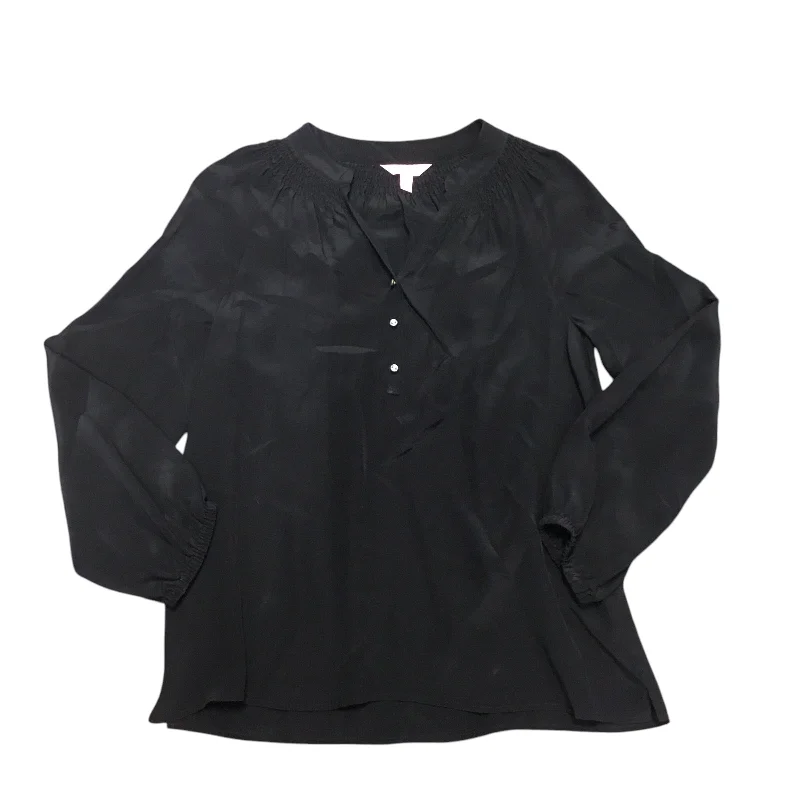 women's tops for those who prefer classic over trendy stylesTop Long Sleeve By Lilly Pulitzer In Black, Size: S