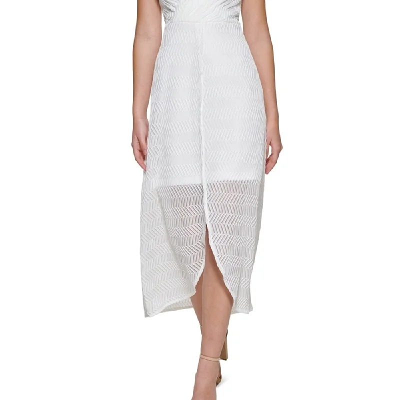 women's sheath dressesGuess Women's Lace Midi Dress White Size 12