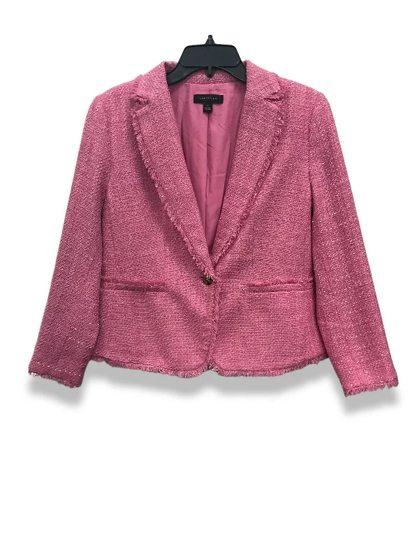 women's coats with hoodsPink Blazer Ann Taylor, Size S