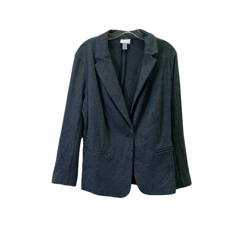 women's coats with zippersGrey Blazer By Ava & Viv, Size: Xl