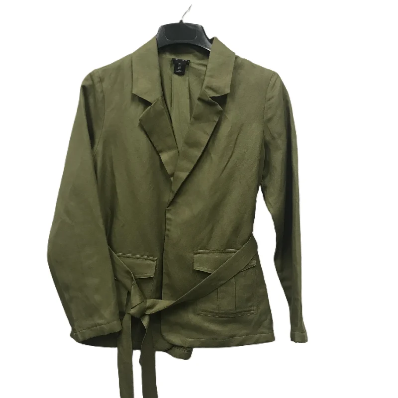 women's coats for those who prefer classic over trendyGreen Blazer By Tahari By Arthur Levine, Size: S