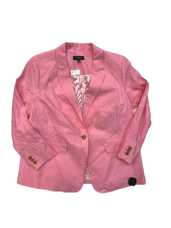 women's coats with geometric patternsPink Blazer Talbots, Size 18