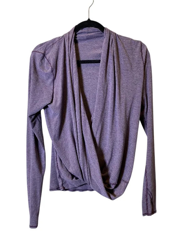 women's tops for statement-making outfitsTop Long Sleeve By Lululemon In Purple, Size: S