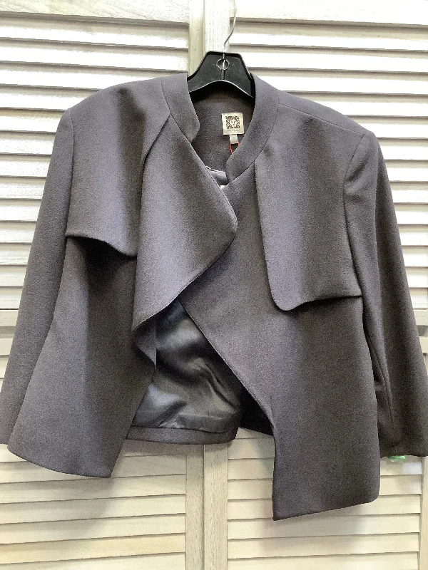 women's coats for minimalist aestheticsGrey Blazer Anne Klein, Size 12