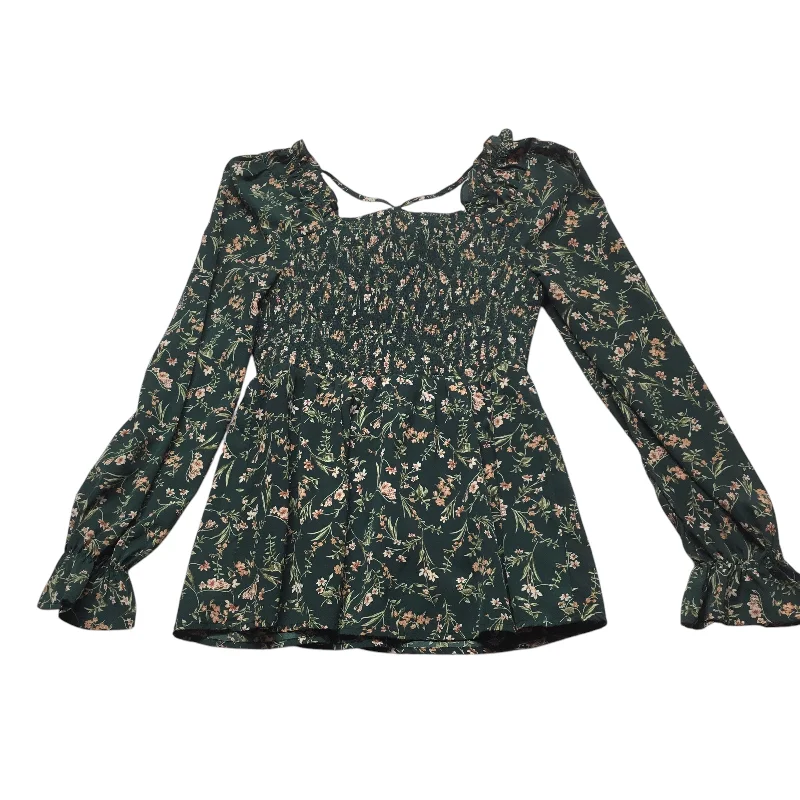 camisoles for womenTop Long Sleeve By Doe & Rae In Green, Size: S