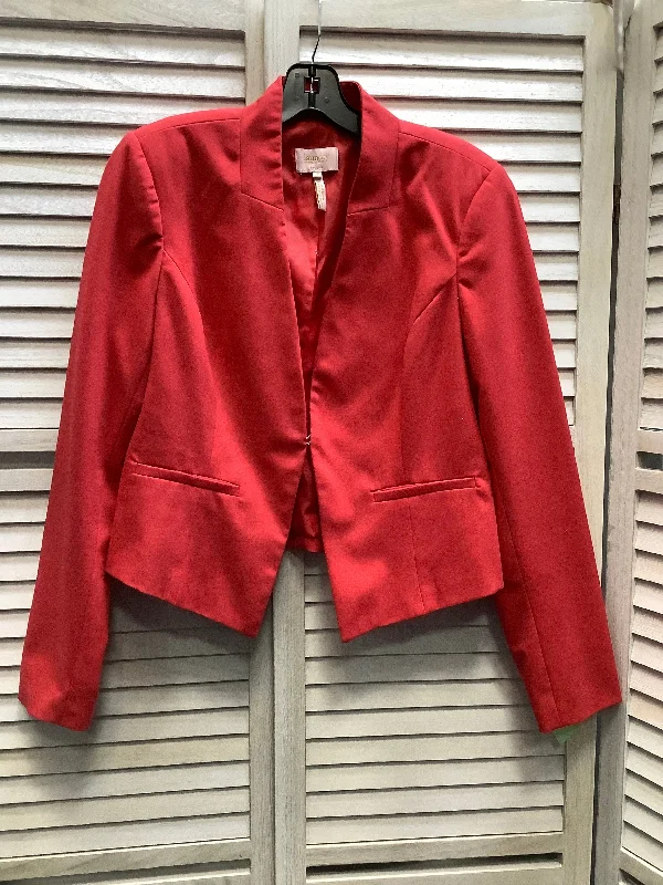 women's coats with cropped lengthsRed Blazer Shelli Segal, Size 10