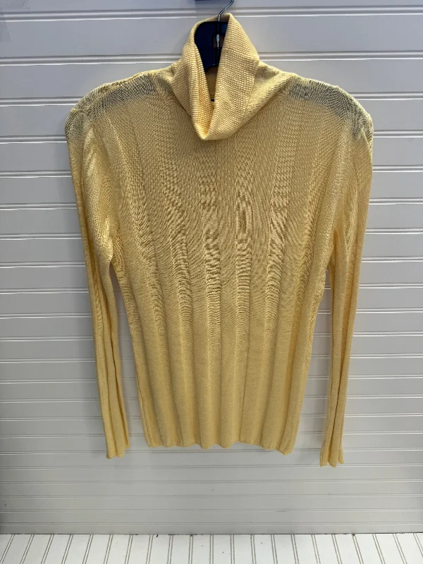 women's tops for those who seek both style and comfortTop Long Sleeve By Mng In Yellow, Size: S