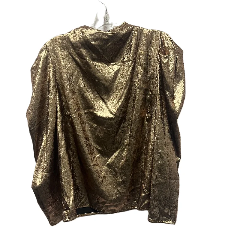 women's tops for evening soireesTop Long Sleeve By future collective  In Gold, Size: M