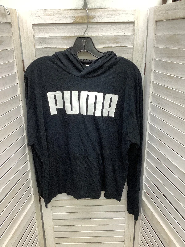 women's tops for those who want to elevate their everyday wear with chic and elegant piecesTop Long Sleeve By Puma In Black, Size: M