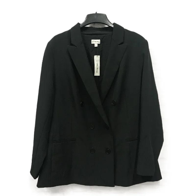 women's coats for those who want to make a fashion statementBlack Blazer By the drop, Size: 2x