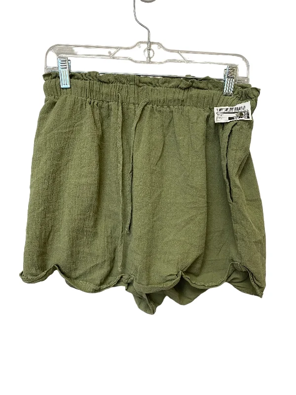 women's tall shortsGreen Shorts Shein, Size L