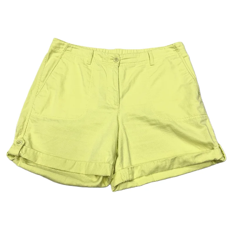 women's multi-pocket shortsYellow Shorts By Talbots, Size: 12