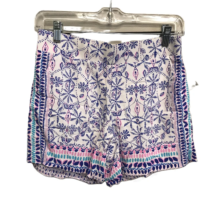 women's leather shortsBlue & White Shorts By Lilly Pulitzer, Size: 0