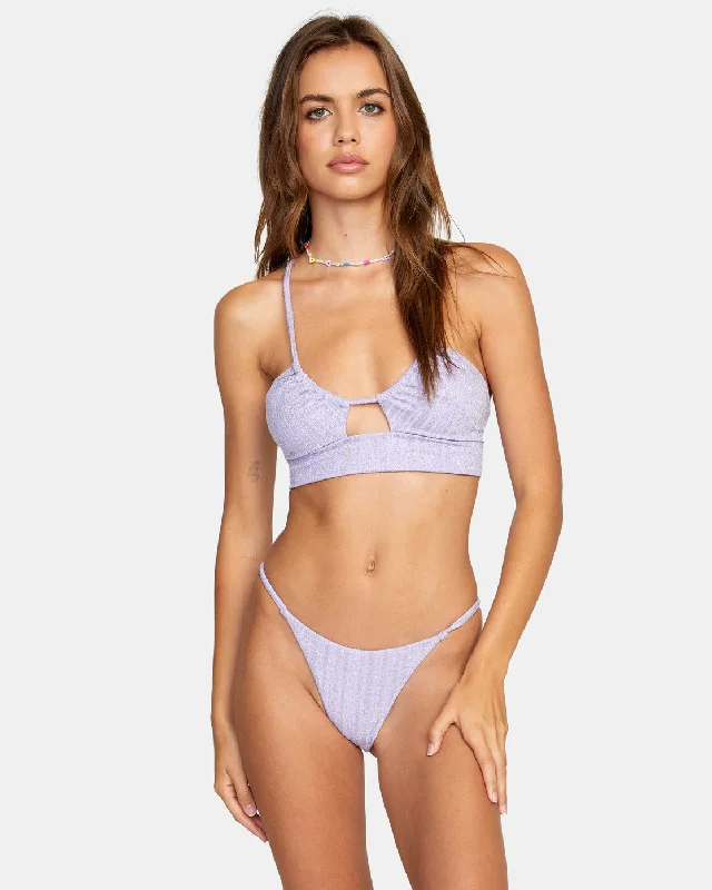 Skirtini Female SwimwearStardust Crop Bikini Top - Violet