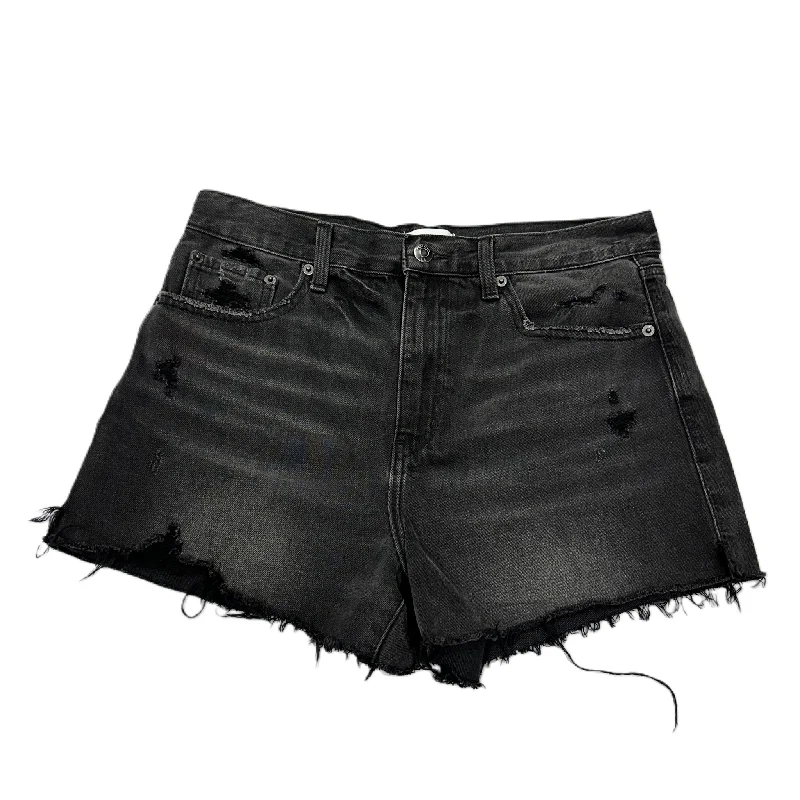 women's swim cover-up shortsBlack Denim Shorts By Pistola, Size: 6