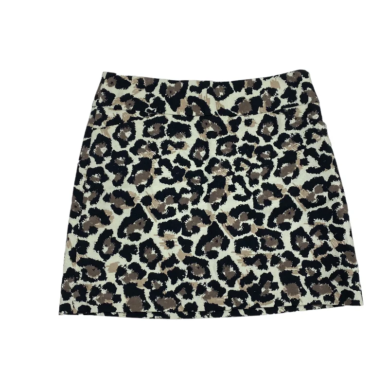 women's lace A-line skirtsAnimal Print Skirt Mini & Short Loft, Size 6