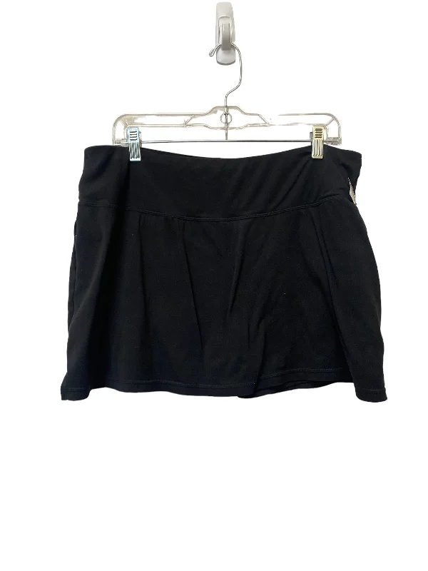 women's flowy skirtsBlack Skirt Mini & Short Xersion, Size Xl