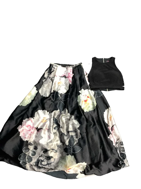 women's mini skirtsBlack Skirt Set 2pc Cmb, Size 6