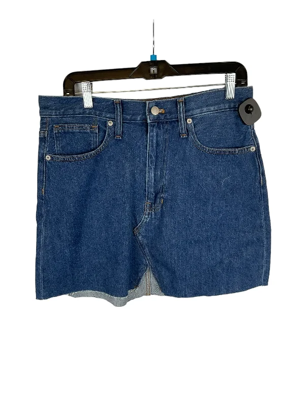 women's pencil pleat skirtsBlue Denim Skirt Mini & Short Madewell, Size 8