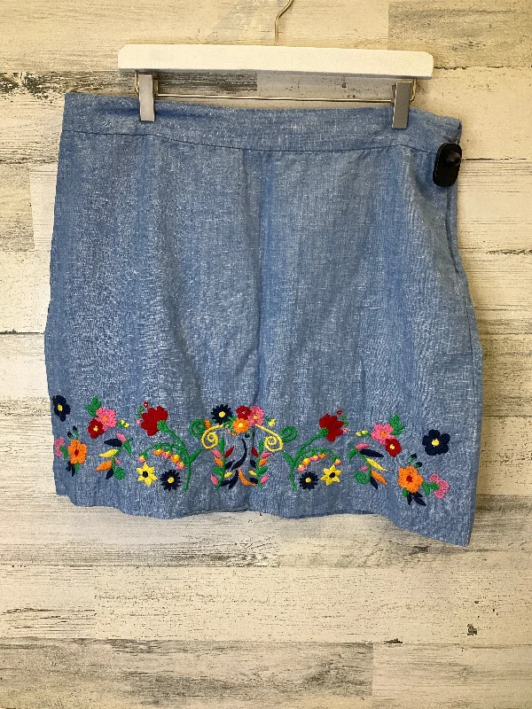 women's party skirtsBlue Skirt Mini & Short Talbots, Size Xl