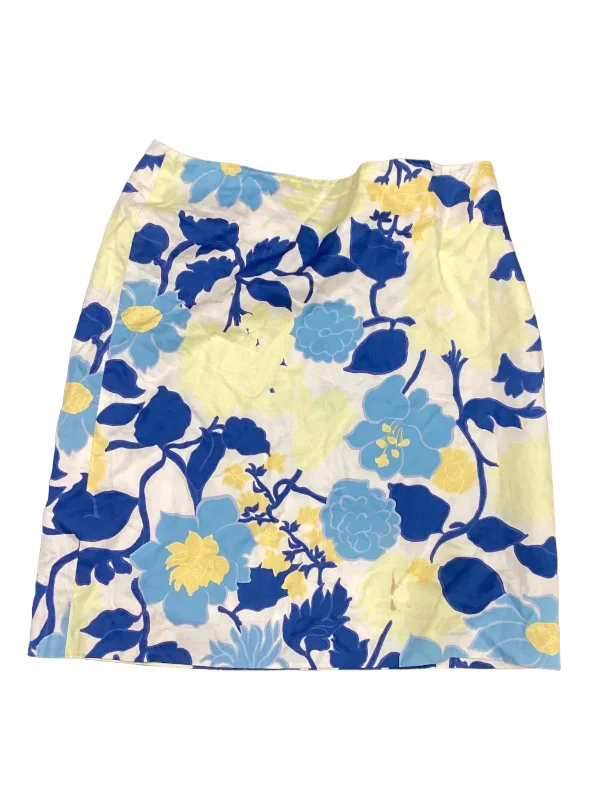 women's A-line skirtsBlue & Yellow Skirt Mini & Short Ann Taylor, Size 2petite