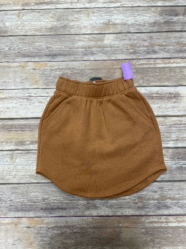 women's linen skirtsBrown Skirt Mini & Short Wild Fable, Size Xxs