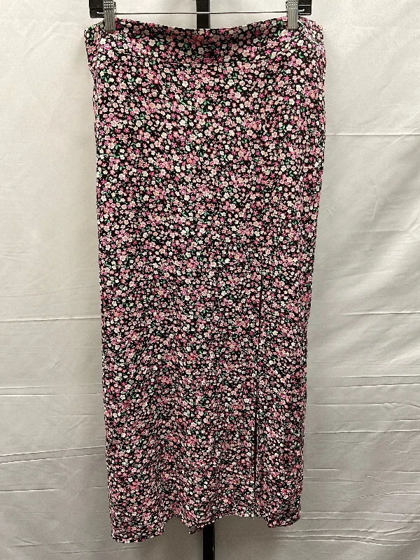 women's midi skirtsFloral Print Skirt Maxi No Boundaries, Size Xxl