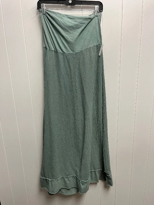 women's pencil skirtsGreen Skirt Maxi Oh My Gauze, Size M