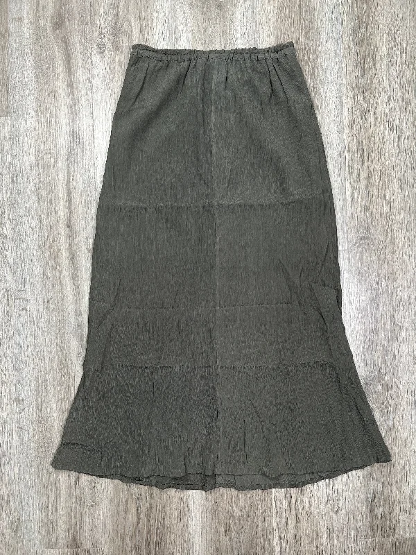 women's checked skirtsGreen Skirt Midi KISS OF THE WOLF Size S