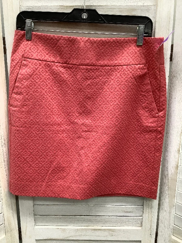 women's tiered skirtsPink Skirt Midi Ann Taylor, Size 4