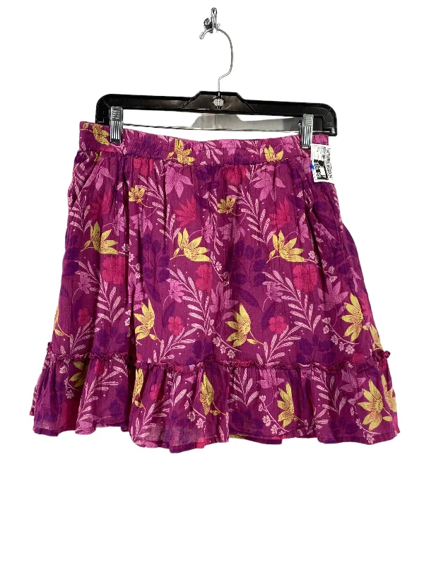 women's polyester tiered skirts for partiesPurple Skirt Mini & Short Rachel Zoe, Size M