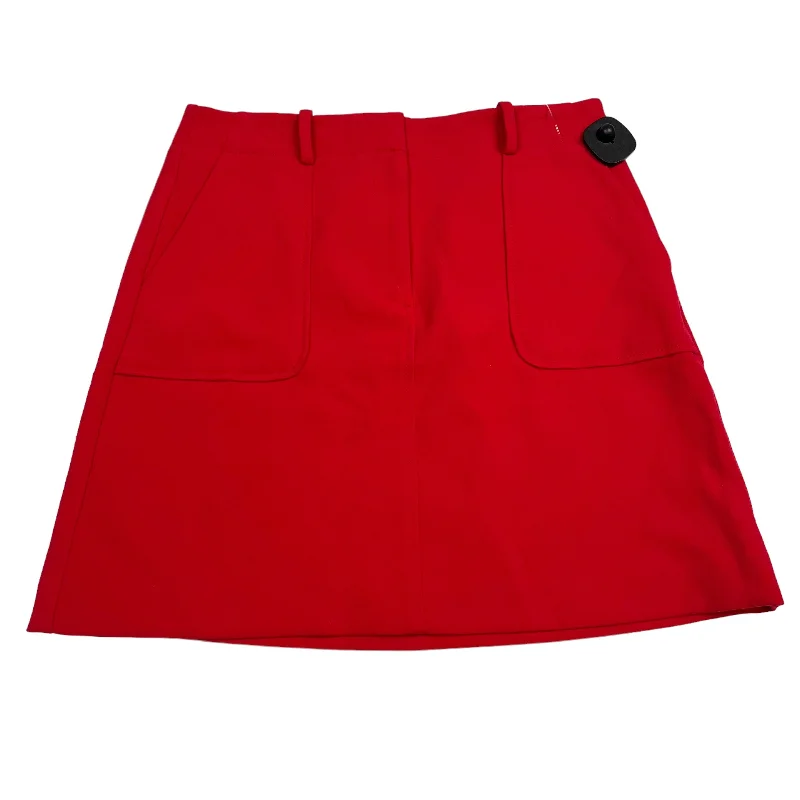 women's crochet skirtsRed Skirt Mini & Short Loft, Size M