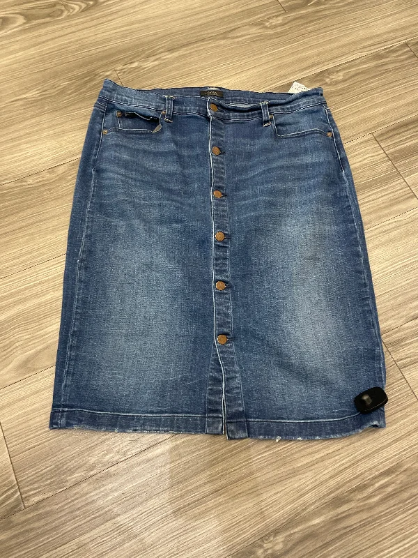 women's retro denim skirtsSkirt Designer By Polo Ralph Lauren  Size: 14