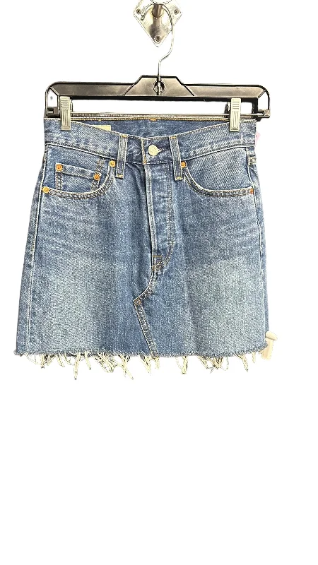 women's solid-color skirtsSkirt Mini & Short By Levis  Size: 0