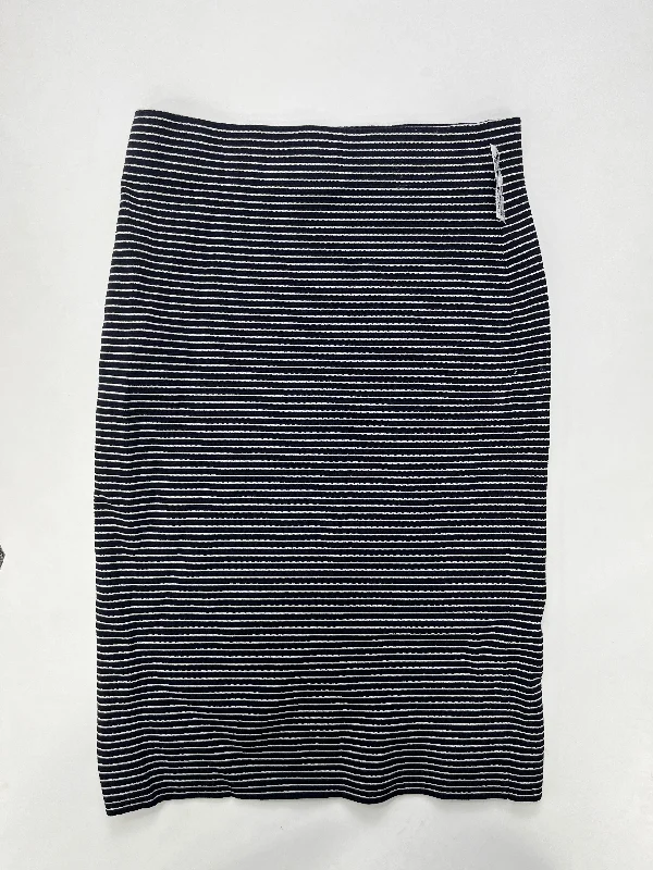 women's cool work skirtsStriped Skirt Midi Ann Taylor O, Size S