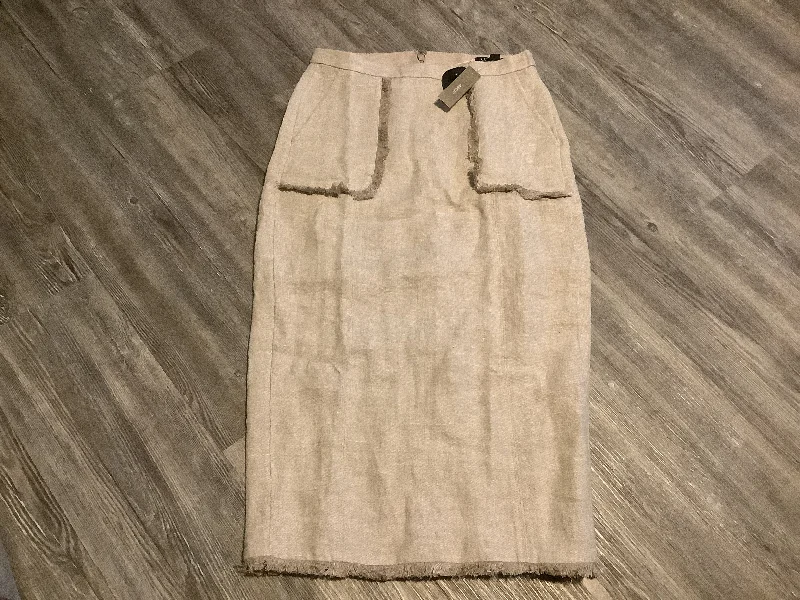 women's formal tiered skirtsTaupe Skirt Maxi J. Crew, Size Xs