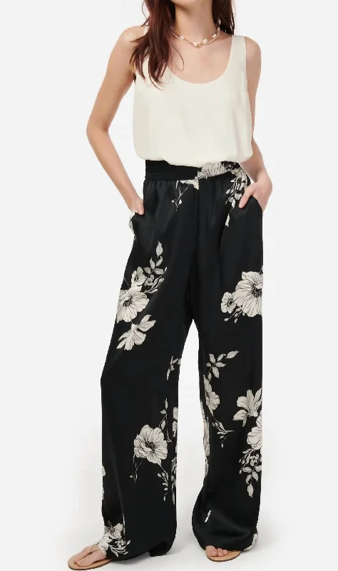 women's everyday pantsBleecker Pants In Black Botanical