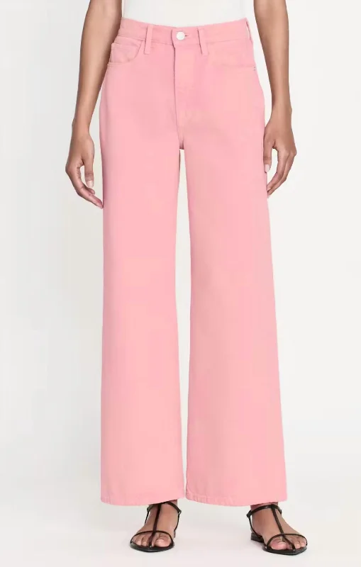 women's wedding pantsLe Jane Wide Leg Crop Pants In Dusty Pink