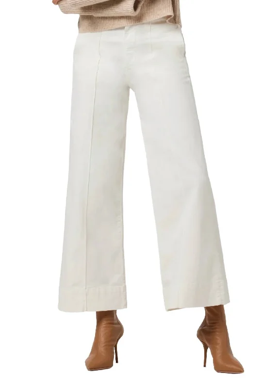 women's ripped pantsMadison Ankle Trouser In Milk