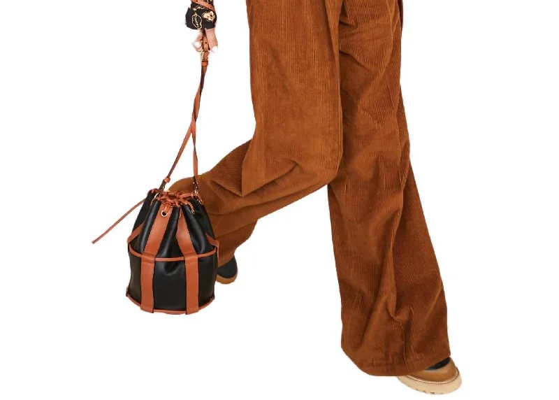 women's wool pantsNico Velvet Corduroy Trouser In Umber