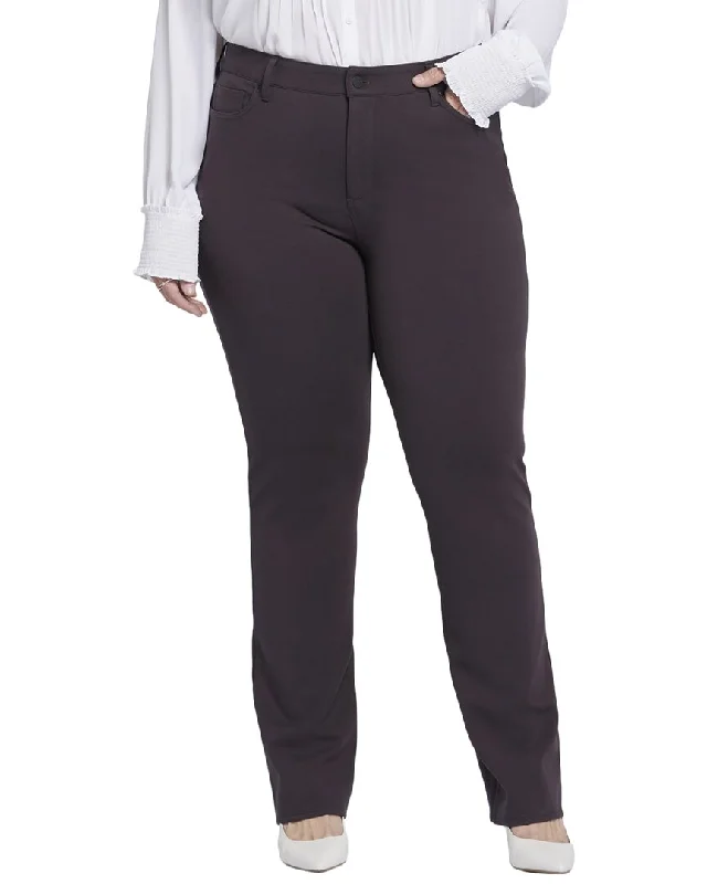 women's mid-rise pantsNYDJ Plus Marilyn Straight Pant