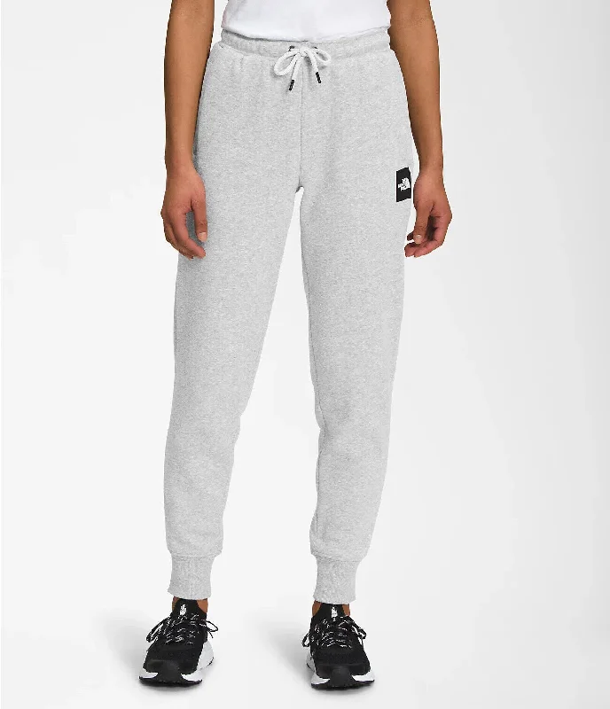 women's sustainable pantsThe North Face Box NSE NF0A7UP5GAU Joggers Women's Gray Heather Cotton CLO650