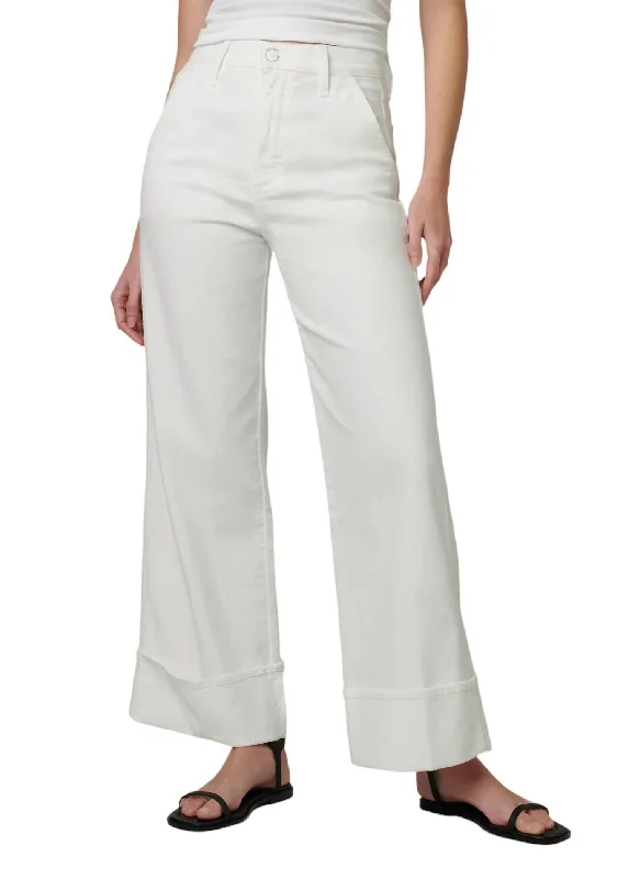 women's cotton pantsTrixie Trouser In Optic White