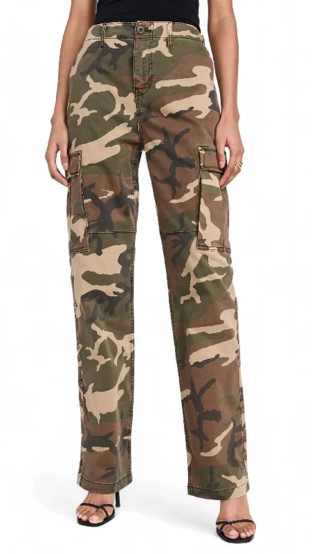 women's cargo pantsUniform Cargo Pant In Fatiguregreencamo001