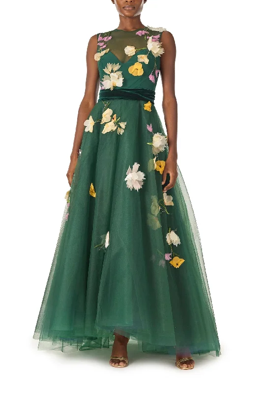 women's fair-trade dressesFloral Tulle Ball Gown