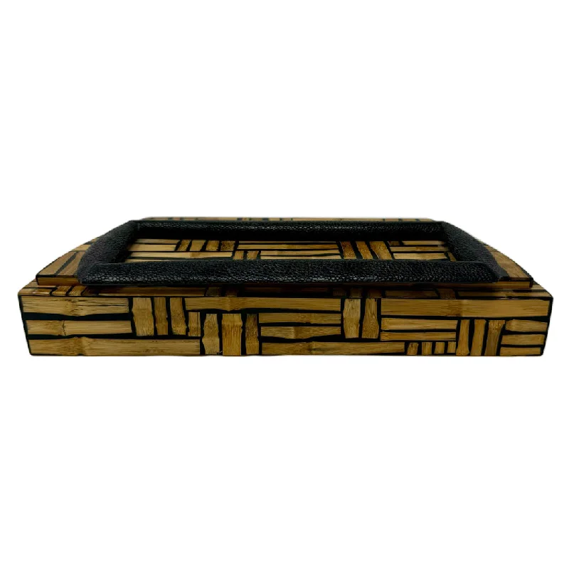 women's easy-to-wear dressesInlaid Wood and Shagreen Handle Decorative Box